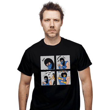 Shirts T-Shirts, Unisex / Small / Black Mortal Komfort