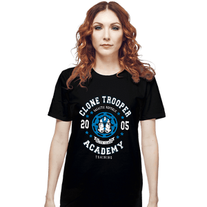 Shirts T-Shirts, Unisex / Small / Black Clone Trooper Academy