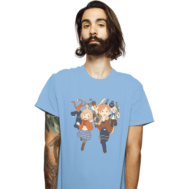 Daily_Deal_Shirts T-Shirts, Unisex / Small / Powder Blue Chibi Village