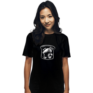 Shirts T-Shirts, Unisex / Small / Black Demon Dog And Bread