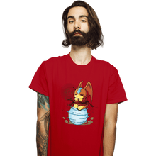 Load image into Gallery viewer, Daily_Deal_Shirts T-Shirts, Unisex / Small / Red Digi Air Bending
