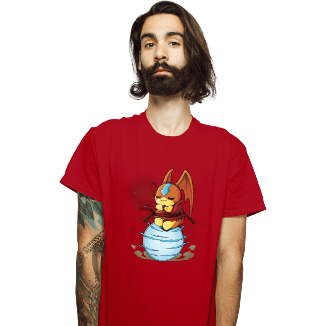 Daily_Deal_Shirts T-Shirts, Unisex / Small / Red Digi Air Bending