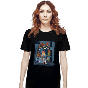 Shirts T-Shirts, Unisex / Small / Black Street Cats II