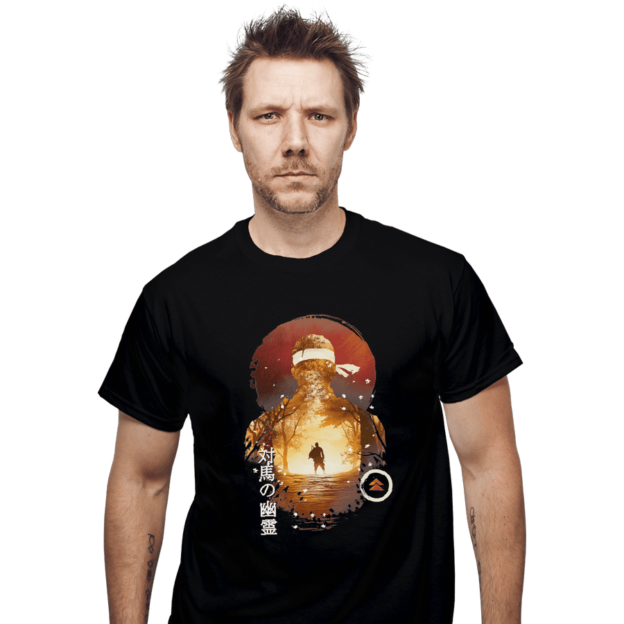 Shirts T-Shirts, Unisex / Small / Black Sunset Samurai
