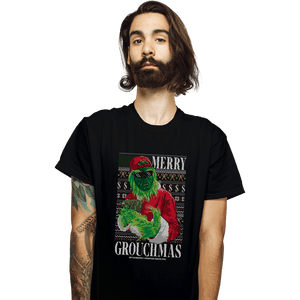 Daily_Deal_Shirts T-Shirts, Unisex / Small / Black Merry Grouchmas Ugly Sweater