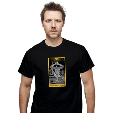 Shirts T-Shirts, Unisex / Small / Black Tarot The Hanged Man