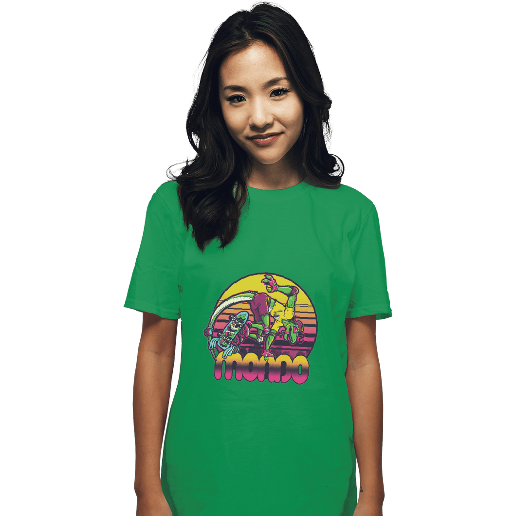 Shirts T-Shirts, Unisex / Small / Irish Green Mondo Gecko
