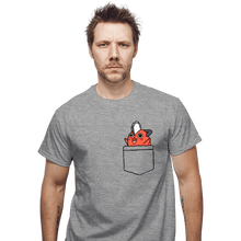 Load image into Gallery viewer, Secret_Shirts T-Shirts, Unisex / Small / Sports Grey Pocket Pochita

