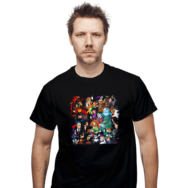 Secret_Shirts T-Shirts, Unisex / Small / Black Batfam V Arkham