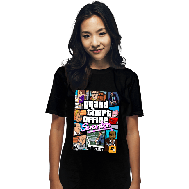 Secret_Shirts T-Shirts, Unisex / Small / Black Grand Theft Office!