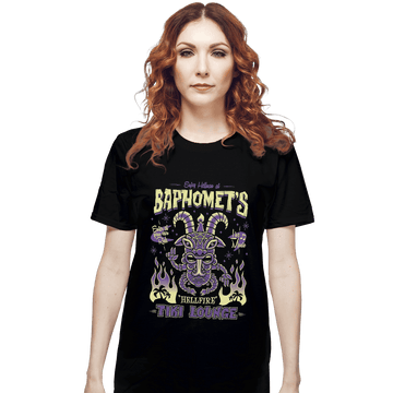 Shirts T-Shirts, Unisex / Small / Black Baphomet's Tiki Lounge