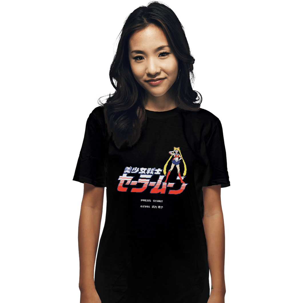 Shirts T-Shirts, Unisex / Small / Black Sailor Pixels