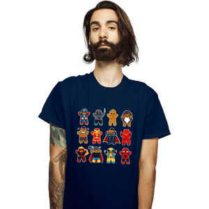 Daily_Deal_Shirts T-Shirts, Unisex / Small / Navy Ginger Heroes