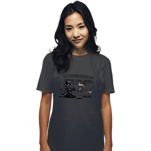Load image into Gallery viewer, Secret_Shirts T-Shirts, Unisex / Small / Charcoal Cat Vader

