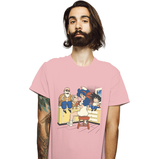 Shirts T-Shirts, Unisex / Small / Pink Kame 182