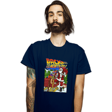 Load image into Gallery viewer, Secret_Shirts T-Shirts, Unisex / Small / Navy Back To The North Poll
