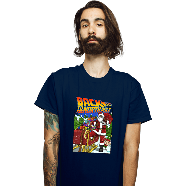 Secret_Shirts T-Shirts, Unisex / Small / Navy Back To The North Poll
