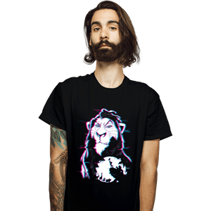 Daily_Deal_Shirts T-Shirts, Unisex / Small / Black Glitched Scar