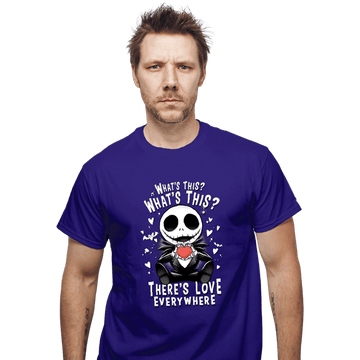 Daily_Deal_Shirts T-Shirts, Unisex / Small / Violet There's Love In The Air