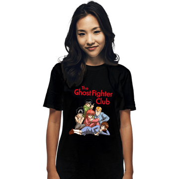 Secret_Shirts T-Shirts, Unisex / Small / Black Ghost Fighters Club