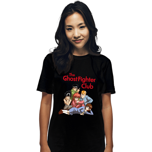 Secret_Shirts T-Shirts, Unisex / Small / Black Ghost Fighters Club