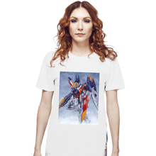 Load image into Gallery viewer, Daily_Deal_Shirts T-Shirts, Unisex / Small / White Wing Zero Watercolor
