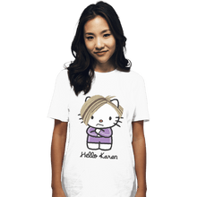Load image into Gallery viewer, Shirts T-Shirts, Unisex / Small / White Hello Karen
