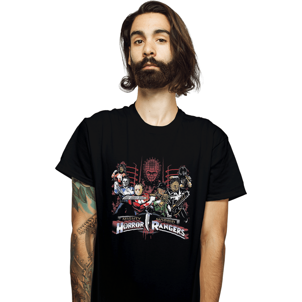Shirts T-Shirts, Unisex / Small / Black Mighty Morbid Horror Rangers