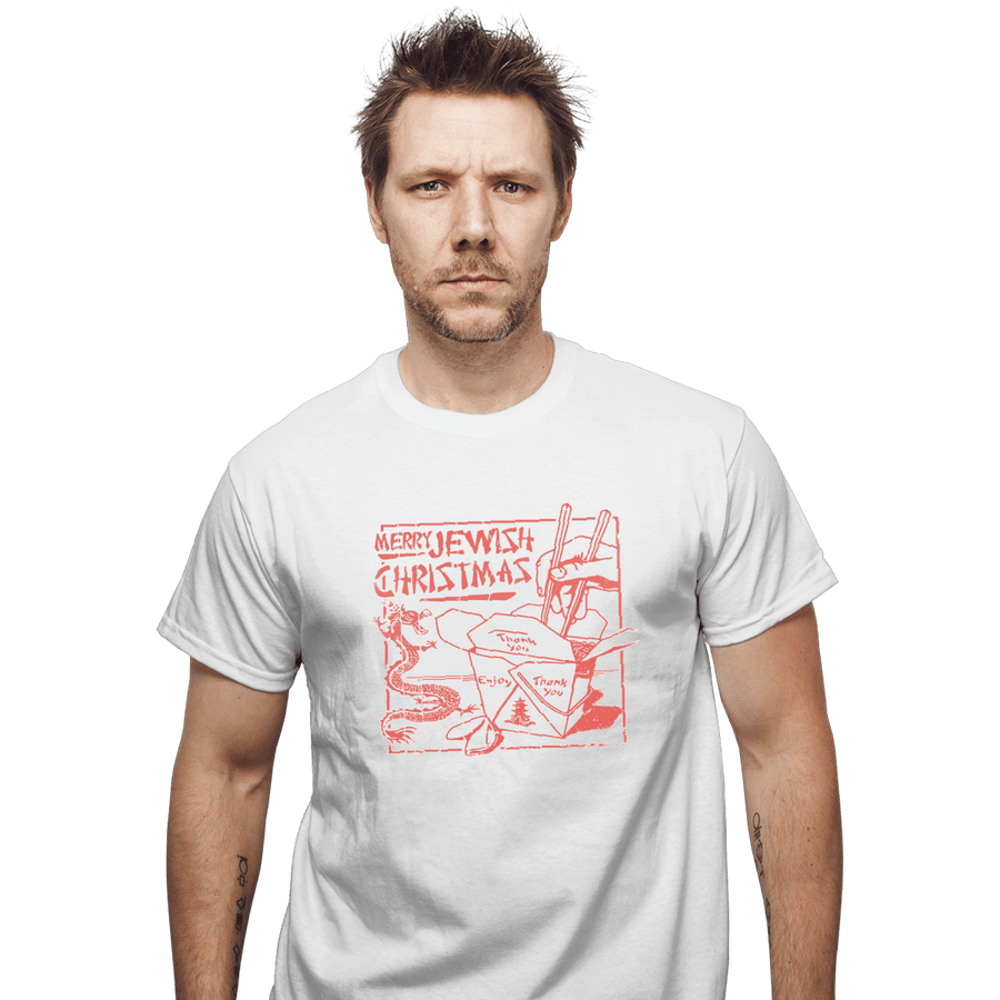 Shirts T-Shirts, Unisex / Small / White Jewish Christmas