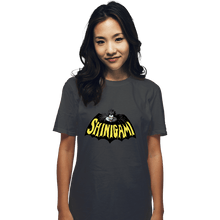 Load image into Gallery viewer, Shirts T-Shirts, Unisex / Small / Charcoal Bat Shinigami
