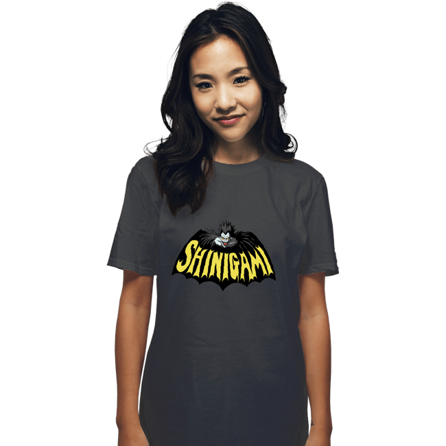Shirts T-Shirts, Unisex / Small / Charcoal Bat Shinigami