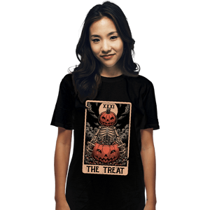 Daily_Deal_Shirts T-Shirts, Unisex / Small / Black Halloween Tarot Treat