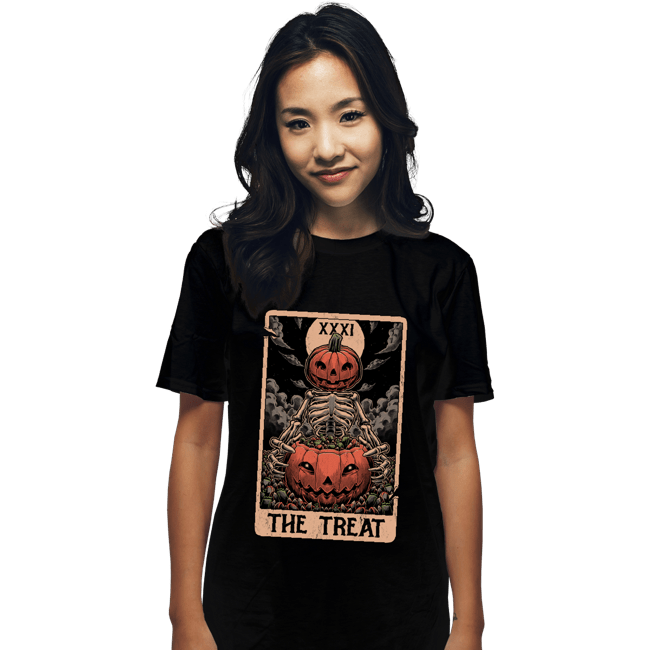 Daily_Deal_Shirts T-Shirts, Unisex / Small / Black Halloween Tarot Treat