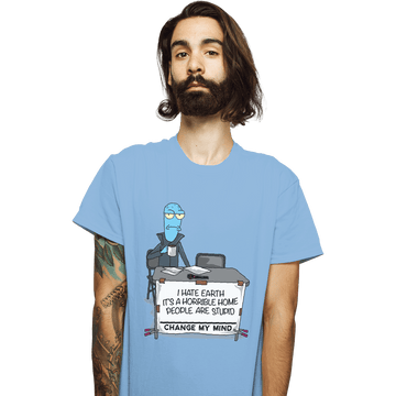 Shirts T-Shirts, Unisex / Small / Powder Blue I Hate Earth