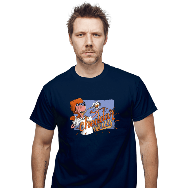 Secret_Shirts T-Shirts, Unisex / Small / Navy Cheddar Whizzy!
