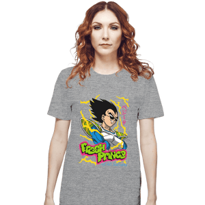 Shirts T-Shirts, Unisex / Small / Sports Grey Fresh Prince Of All Saiyans