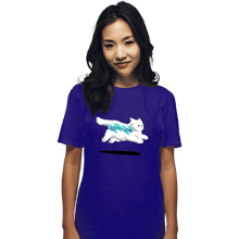 Load image into Gallery viewer, Secret_Shirts T-Shirts, Unisex / Small / Violet Jazz Cat
