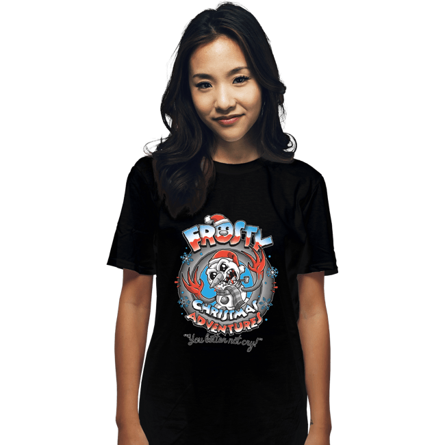 Daily_Deal_Shirts T-Shirts, Unisex / Small / Black Frosty Christmas Adventures