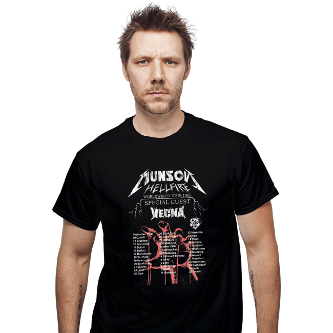 Shirts T-Shirts, Unisex / Small / Black Munson World Tour