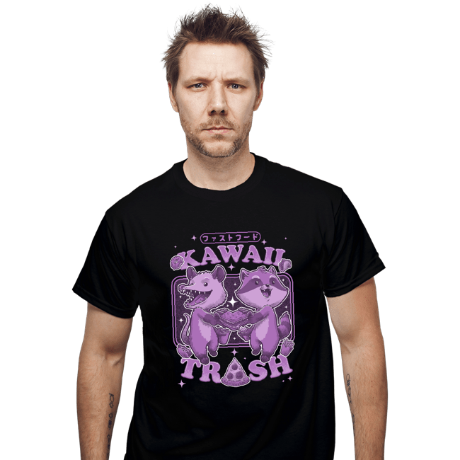 Secret_Shirts T-Shirts, Unisex / Small / Black Kawaii Trash