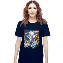 Load image into Gallery viewer, Secret_Shirts T-Shirts, Unisex / Small / Navy Dragon Fight
