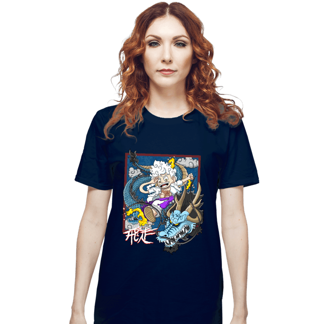 Secret_Shirts T-Shirts, Unisex / Small / Navy Dragon Fight