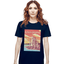 Load image into Gallery viewer, Shirts T-Shirts, Unisex / Small / Navy Visit King&#39;s Landing

