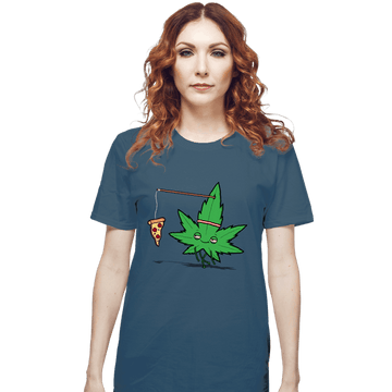 Shirts T-Shirts, Unisex / Small / Indigo Blue Indicardio