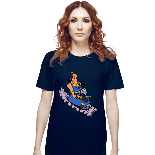 Daily_Deal_Shirts T-Shirts, Unisex / Small / Navy Emperor's New Roller Coaster
