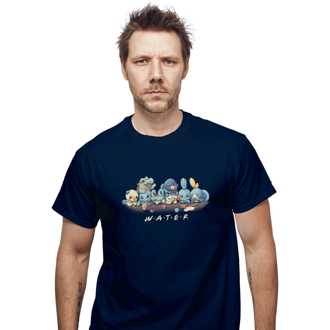 Shirts T-Shirts, Unisex / Small / Navy Water Friends
