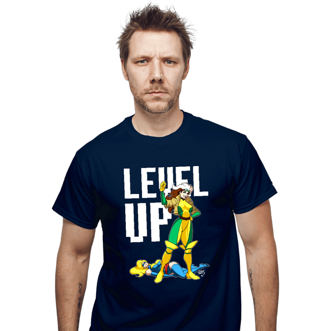 Secret_Shirts T-Shirts, Unisex / Small / Navy Rogue Levels Up