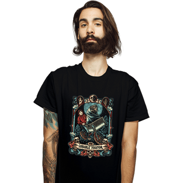 Daily_Deal_Shirts T-Shirts, Unisex / Small / Black The Lovable Visitor
