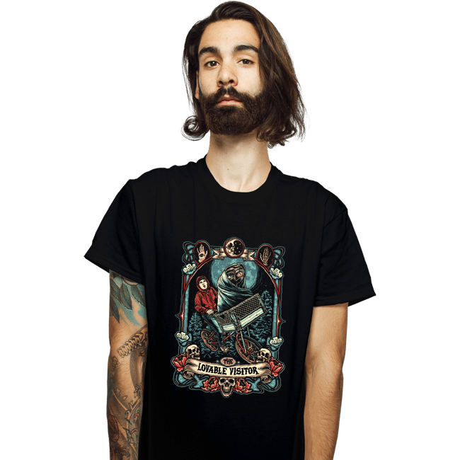 Daily_Deal_Shirts T-Shirts, Unisex / Small / Black The Lovable Visitor