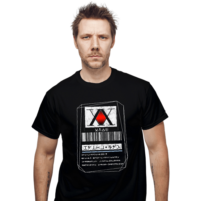 Shirts T-Shirts, Unisex / Small / Black Hunter License